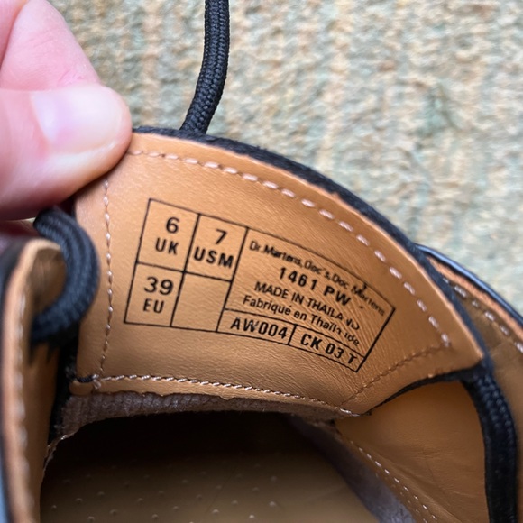 Dr. Martens smooth leather “mono” Oxford shoes - Picture 4 of 4